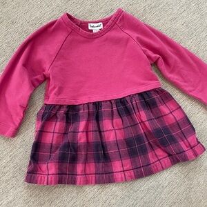 Splendid Fuchsia Plaid Dress